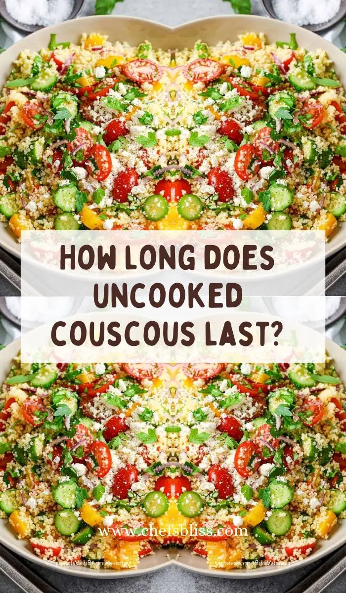 How long does uncooked couscous last?