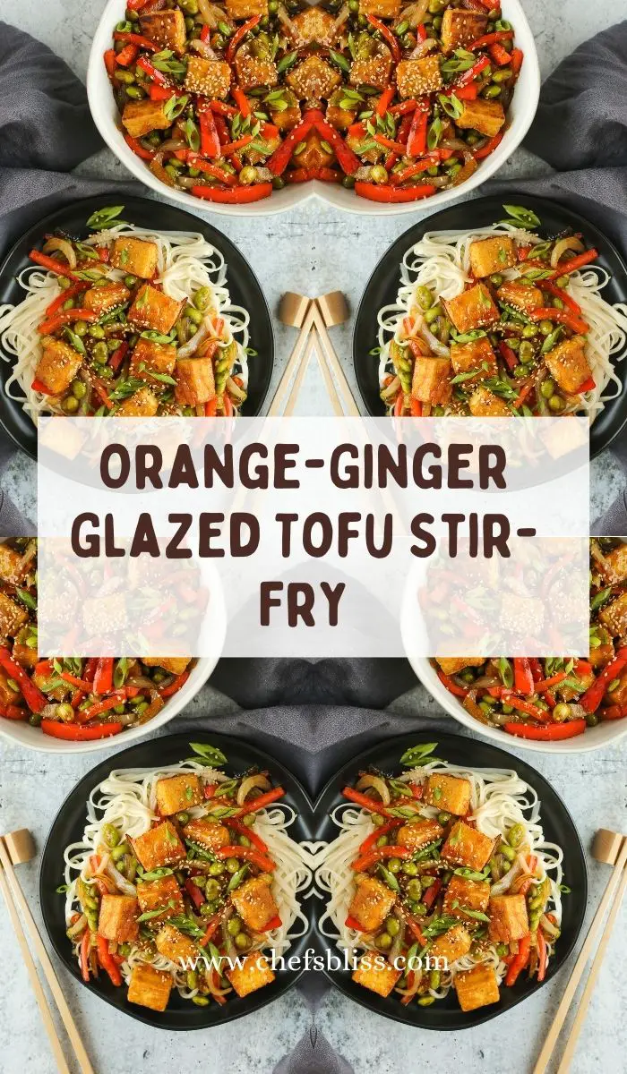 Orange-Ginger Glazed Tofu Stir-Fry