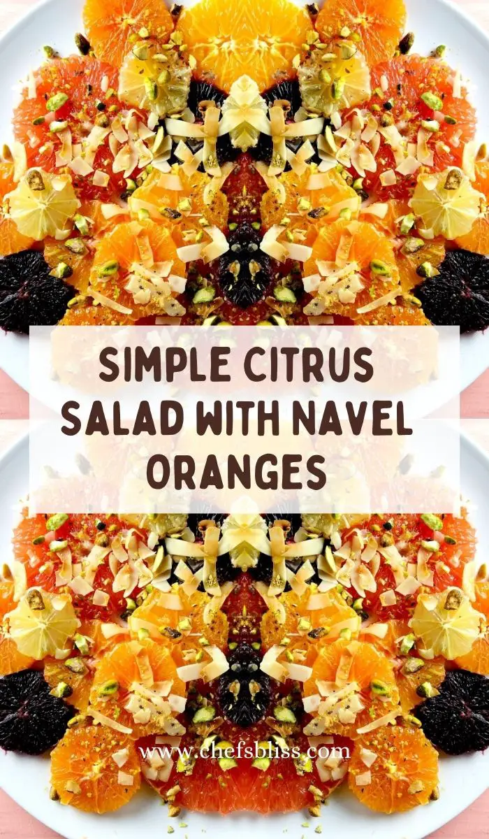 Simple Citrus Salad with Navel Oranges