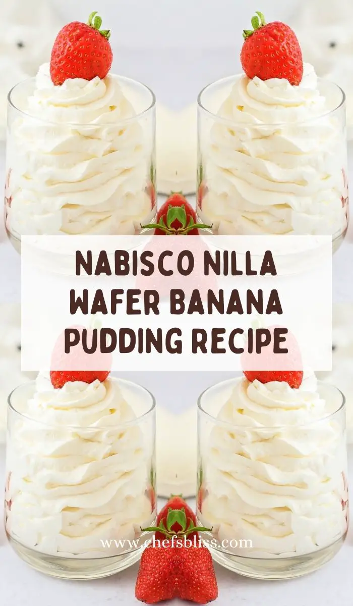 Why Nabisco Nilla wafer banana pudding recipe