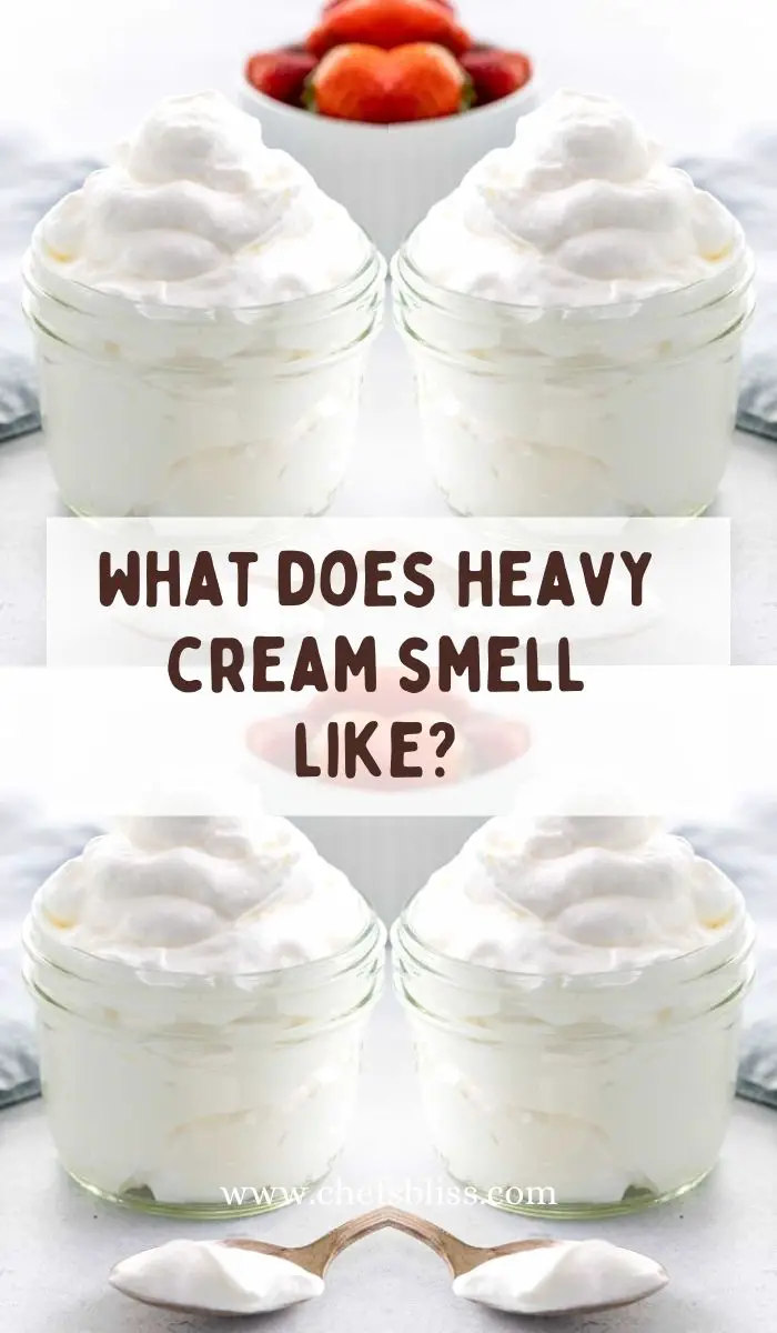 what does heavy cream smell like