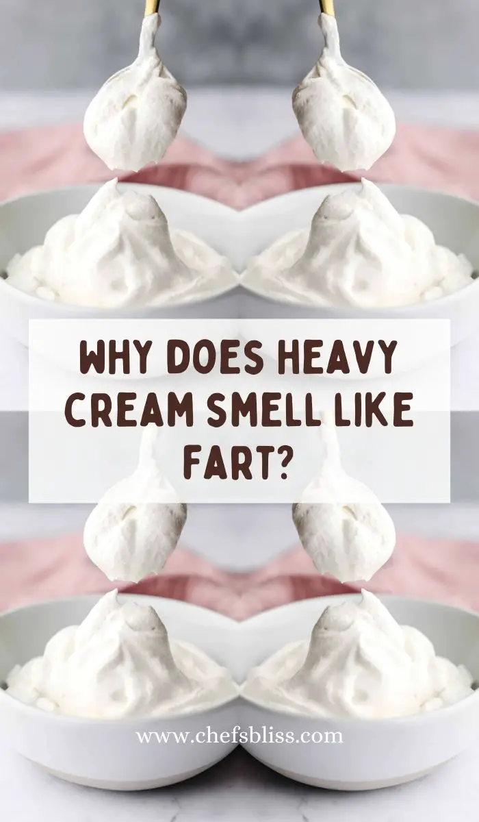 why does heavy cream smell like fart