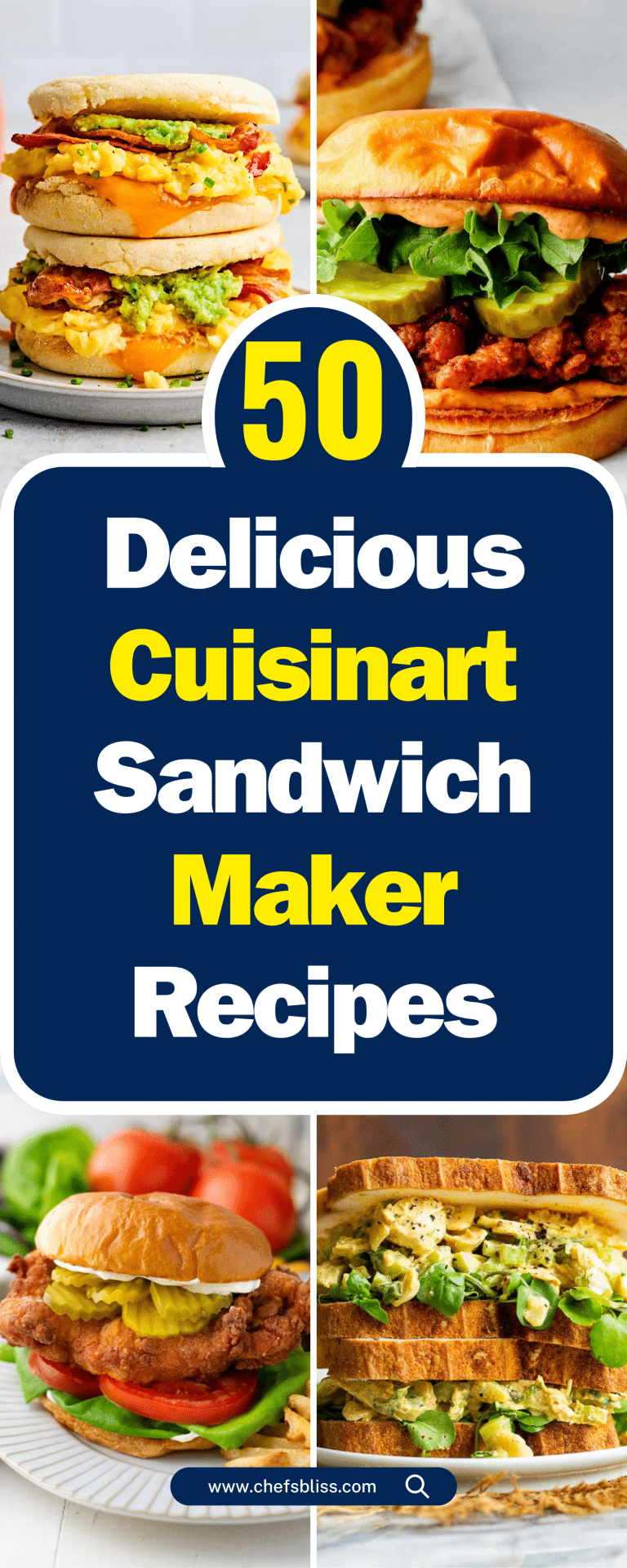 50+ Delicious Cuisinart Sandwich Maker Recipes To Try Today! ChefsBliss