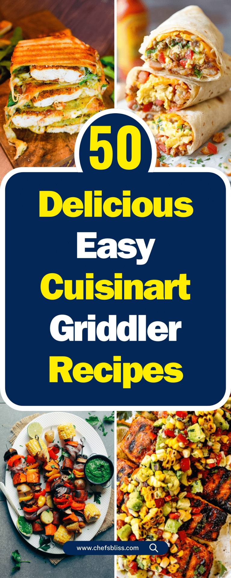 50+ Delicious Cuisinart Griddler Recipes to Try Today! ChefsBliss