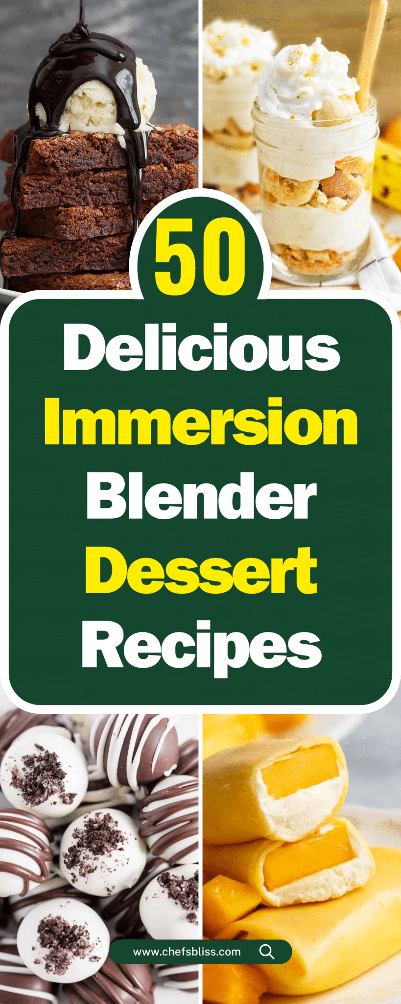 50+ Delicious Immersion Blender Dessert Recipes to Try Today! ChefsBliss