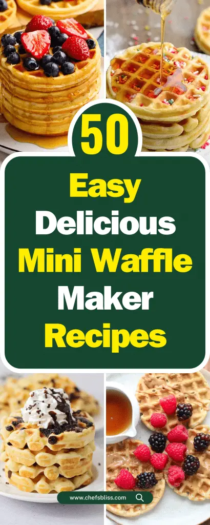50+ Delicious Mini Waffle Maker Recipes to Start Your Day Right
