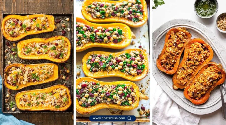 healthy stuffed butternut squash recipes