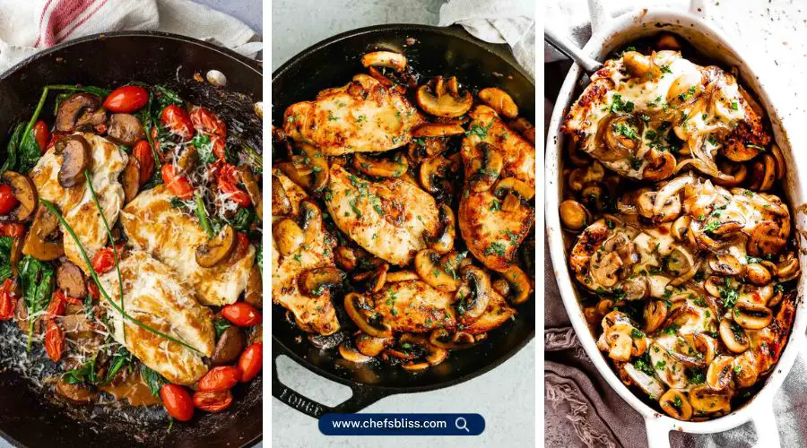 chicken and mushroom recipes