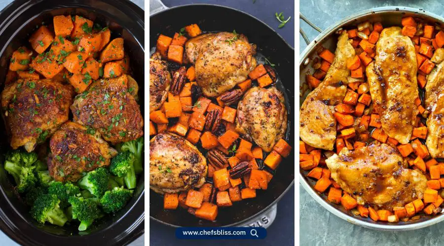 chicken and sweet potato recipes