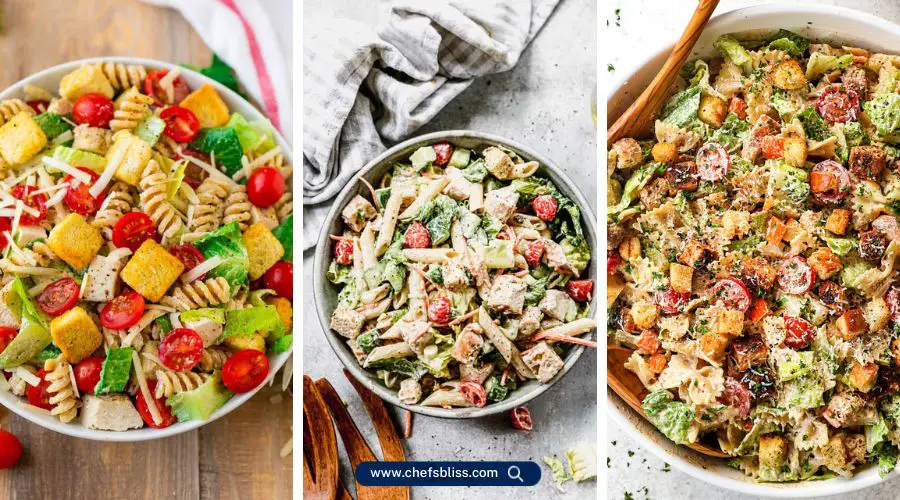 chicken caesar pasta salad recipes