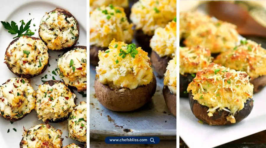 crab stuffed mushrooms recipes