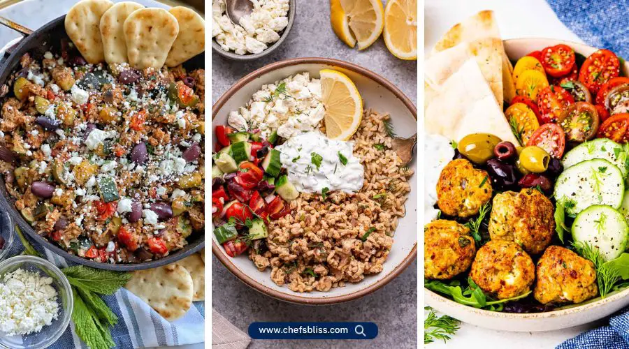 greek ground chicken recipes