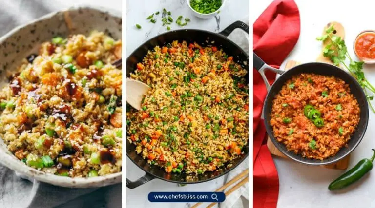 healthy cauliflower rice recipes