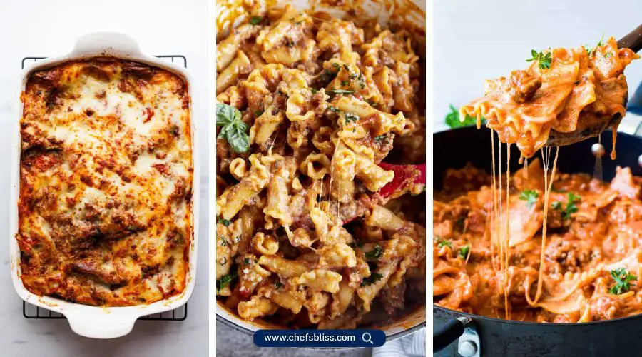 lasagna pasta recipes