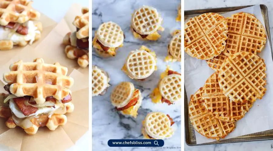 mini waffle maker breakfast recipes