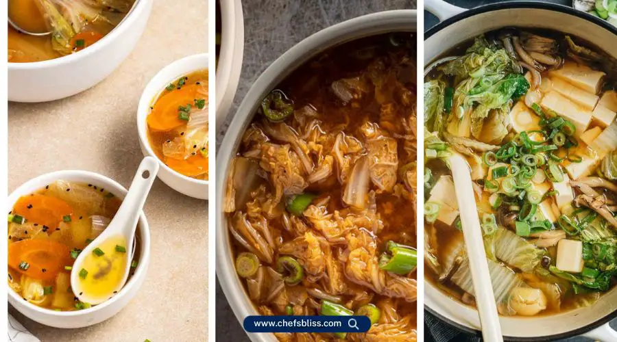 napa cabbage soup recipes