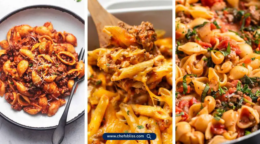 pasta and beef recipes