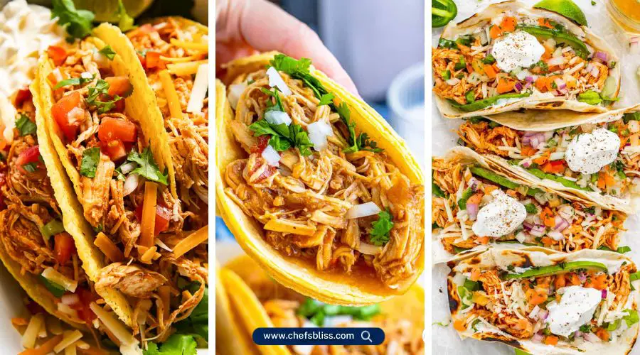 shredded chicken tacos recipes