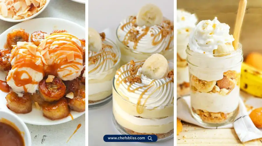 simple banana dessert recipes