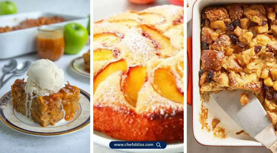 apple bread pudding dessert recipes