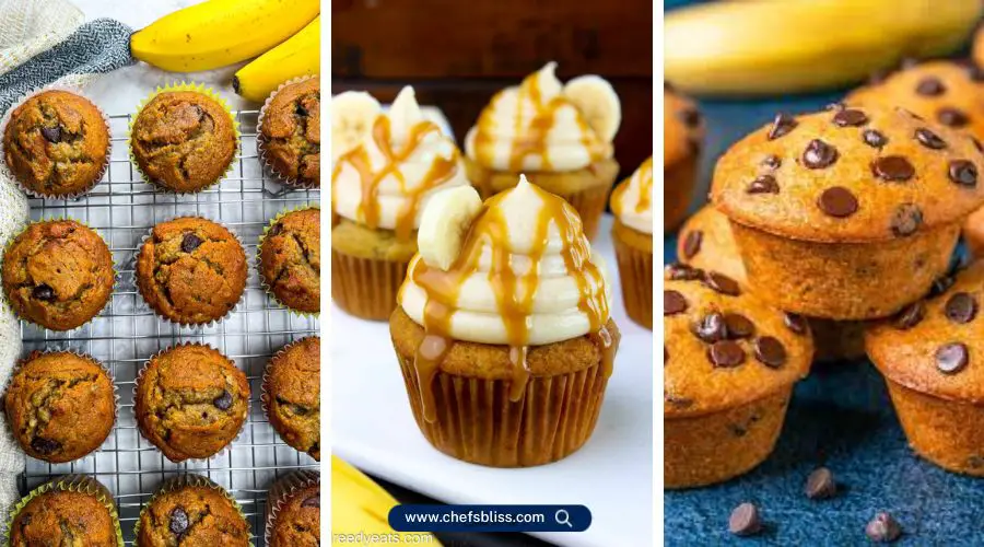 banana bread cupcake recipes