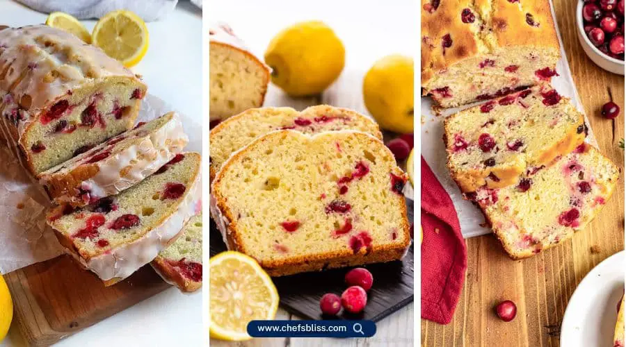 cranberry lemon bread recipes