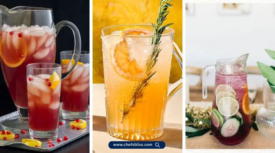 fall cocktail pitcher recipes​