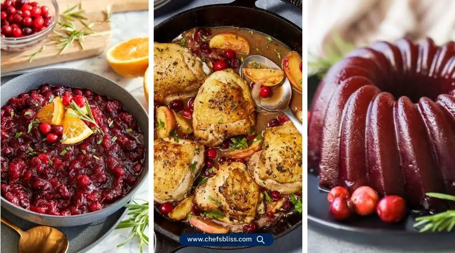 fall cranberry recipes​