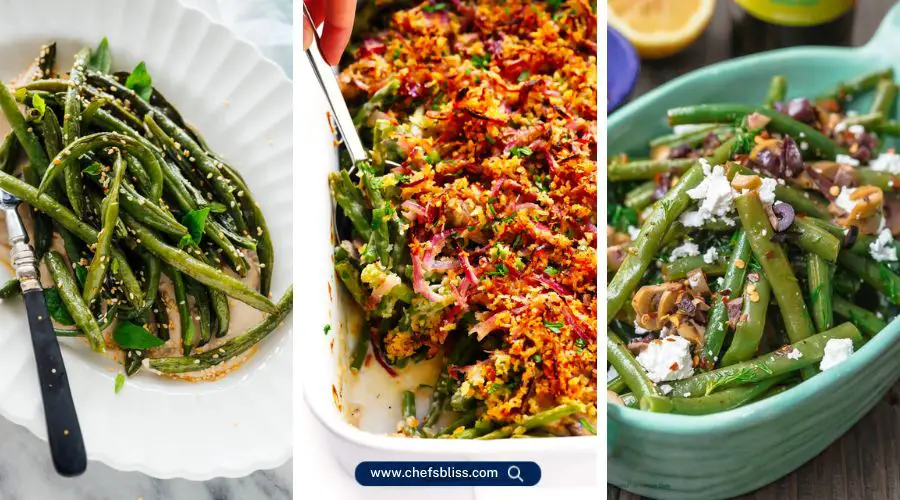 fall green bean recipes​