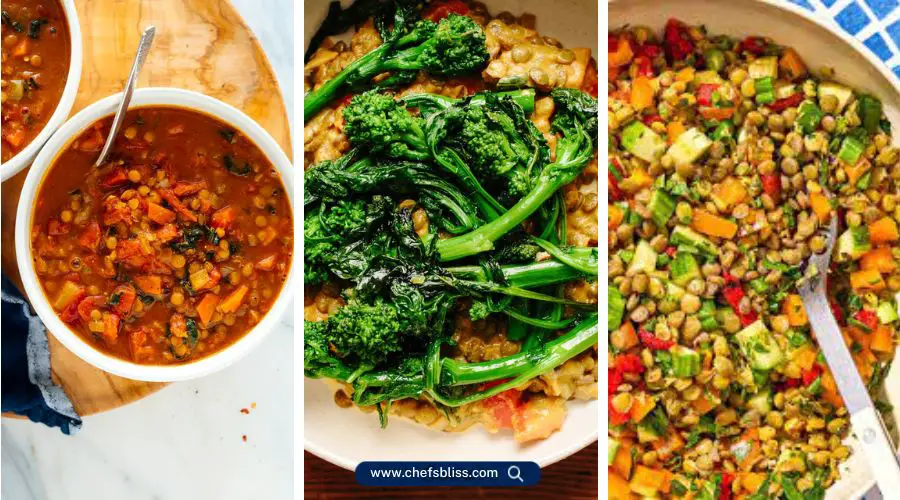 fall lentil recipes