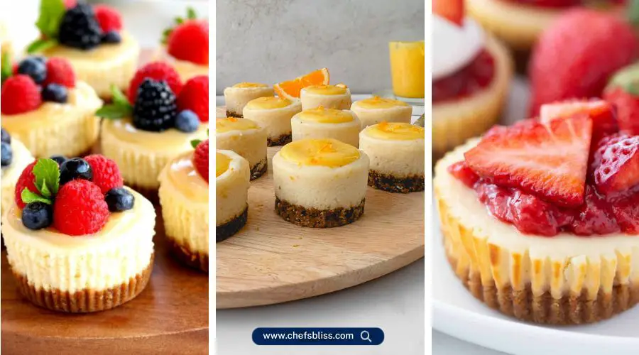 fall mini cheesecake recipes