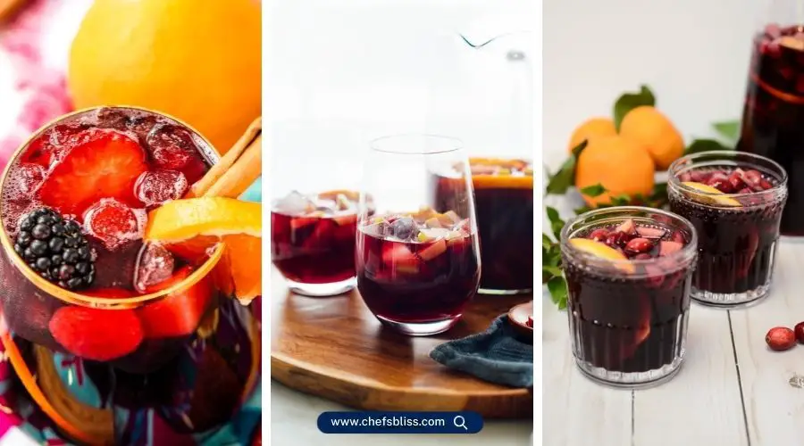 fall red sangria recipes​