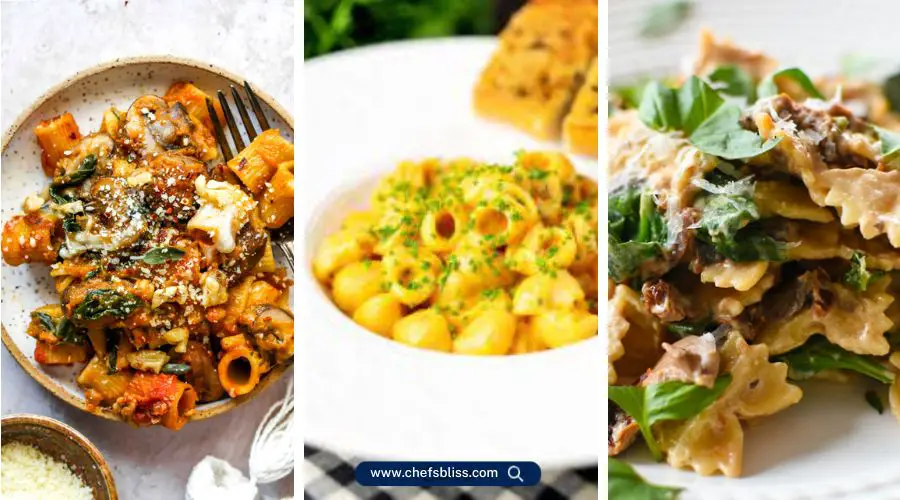 fall shaped pasta recipes