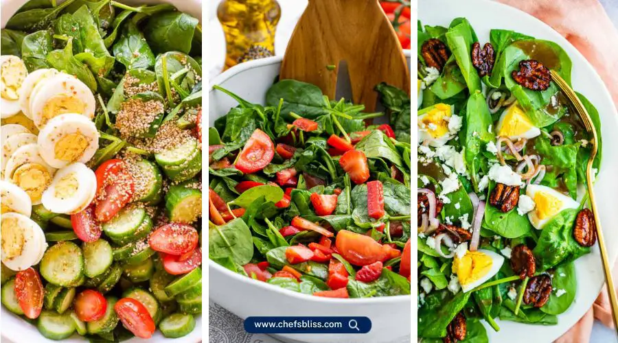 fall spinach salad recipes