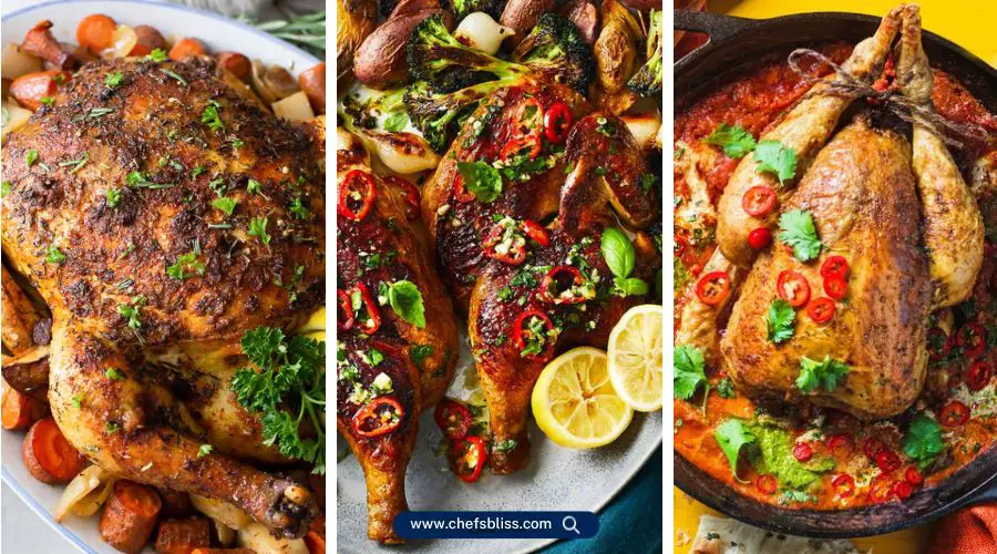 fall whole chicken recipes