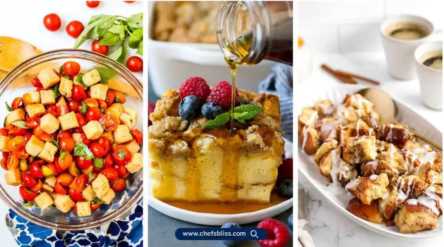 leftover bread cube recipes