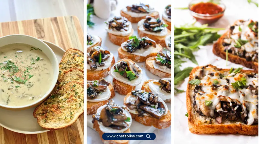 mushroom and bread recipes