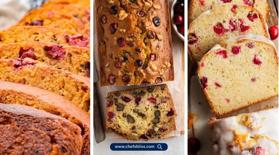 pumpkin cranberry bread recipes