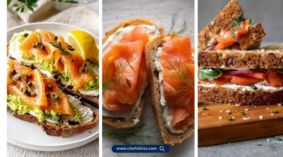 smoked salmon on bread recipes