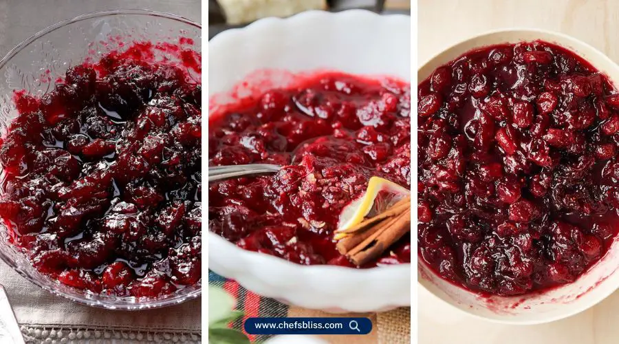 thanksgiving cranberry sauce recipes