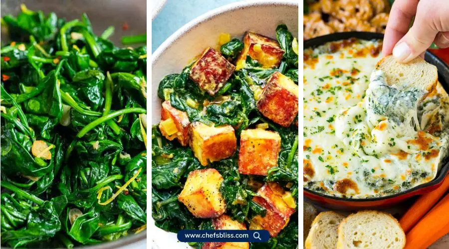 thanksgiving spinach recipes