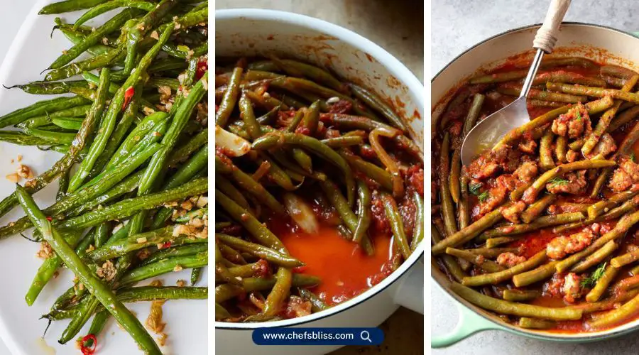 winter green bean recipes​