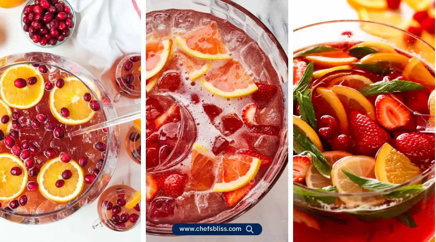 winter punch bowl recipes​