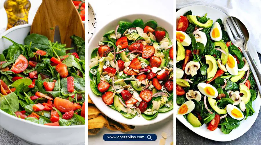 winter spinach salad recipes