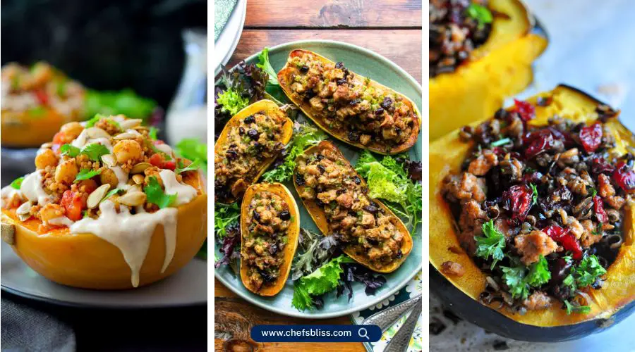 winter stuffed squash recipes