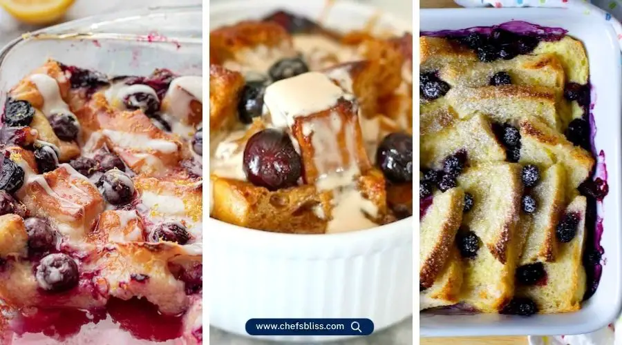 blueberry bread butter pudding recipes