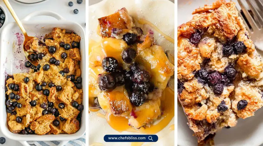 blueberry bread pudding recipes