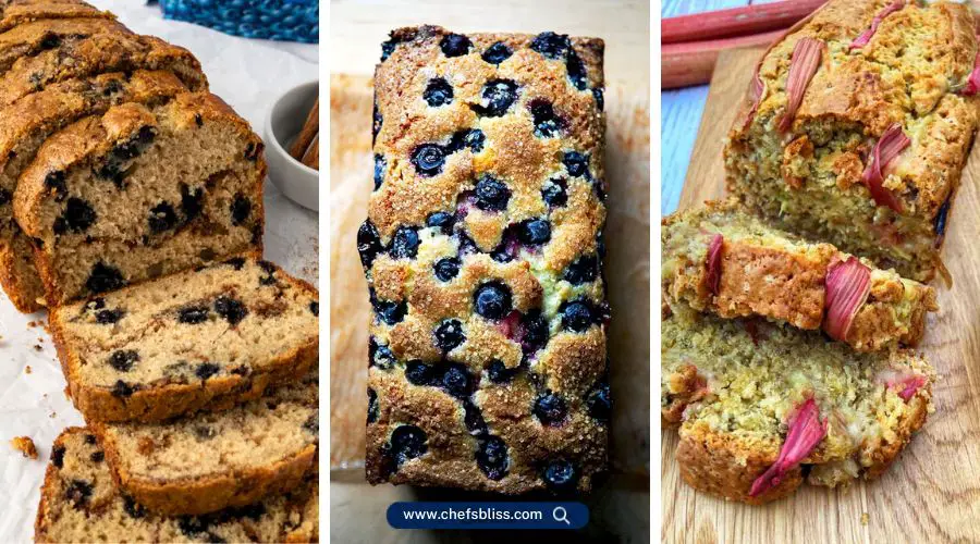 blueberry rhubarb bread recipes