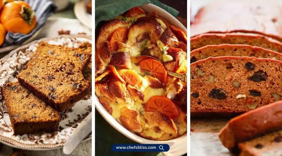 bourbon persimmon bread recipes