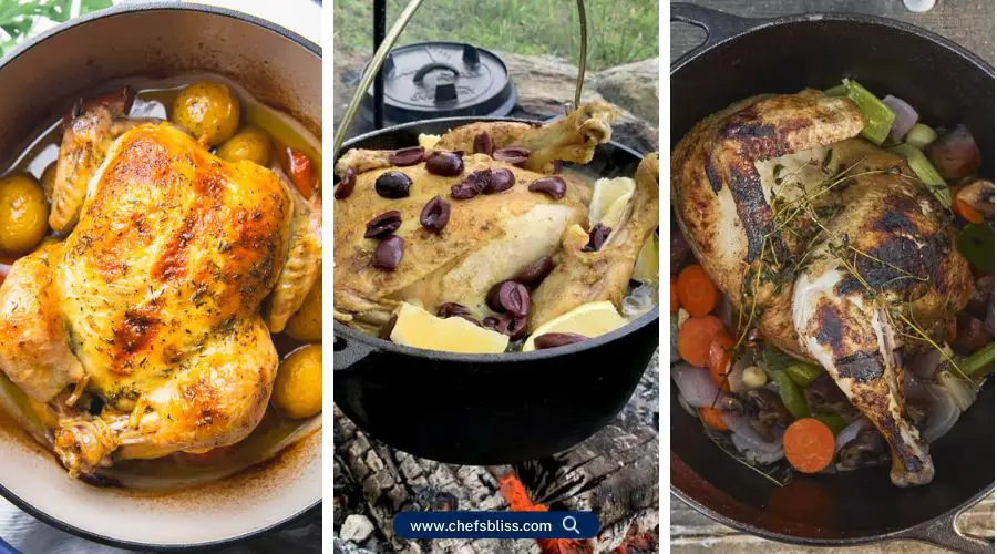 campfire dutch oven chicken recipes